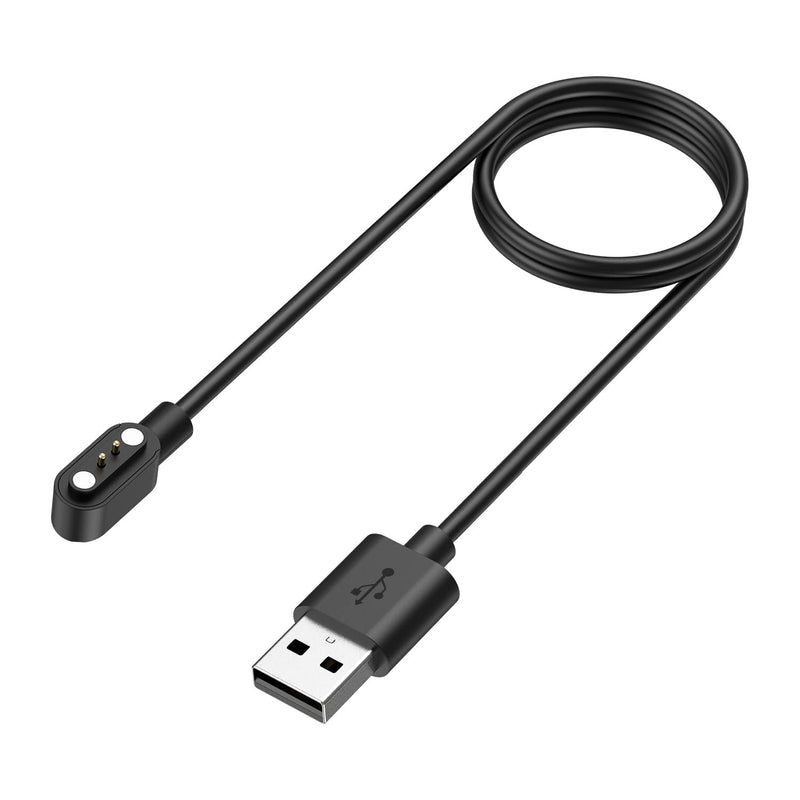 [Australia - AusPower] - 3.3FT Smart Watch Charger, 2 pin Magnetic USB Smart Watch Charging Cable, for Letsfit Willful YAMAY VeryFitPro SW023 ID205L SW021 ID205U ID205S SW025 Uwatch 3S 3 2 2S 