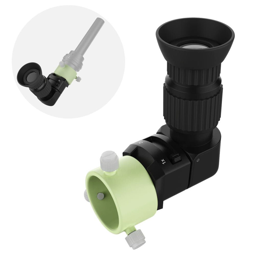 [Australia - AusPower] - Right Angle Viewfinder with Adapter for Polar Scope, Built-in Diopter and 360°Rotating with 1X - 2X Magnification for A Comfortable View When Doing Polar Alignment 