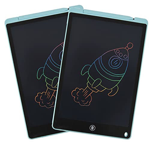 [Australia - AusPower] - 2 Pack 12-inch LCD Writing Tablet for Kids, Colorful Electronic Erasable Drawing Board, Toddler Doodle Board Scribbler Board, Reusable Writing Pad, Toy Gift for Kids 2 Pack Blue 