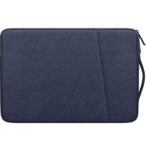 [Australia - AusPower] - Laptop Sleeve Bag Case with Handle 13-14 inch for MacBook Pro 14, 13-14 Inch Notebook, Durable Shockproof Protective Cover Flip Case Briefcase Carrying Bag Case with Pocket (DBlue) 13-14inch Navy Blue 
