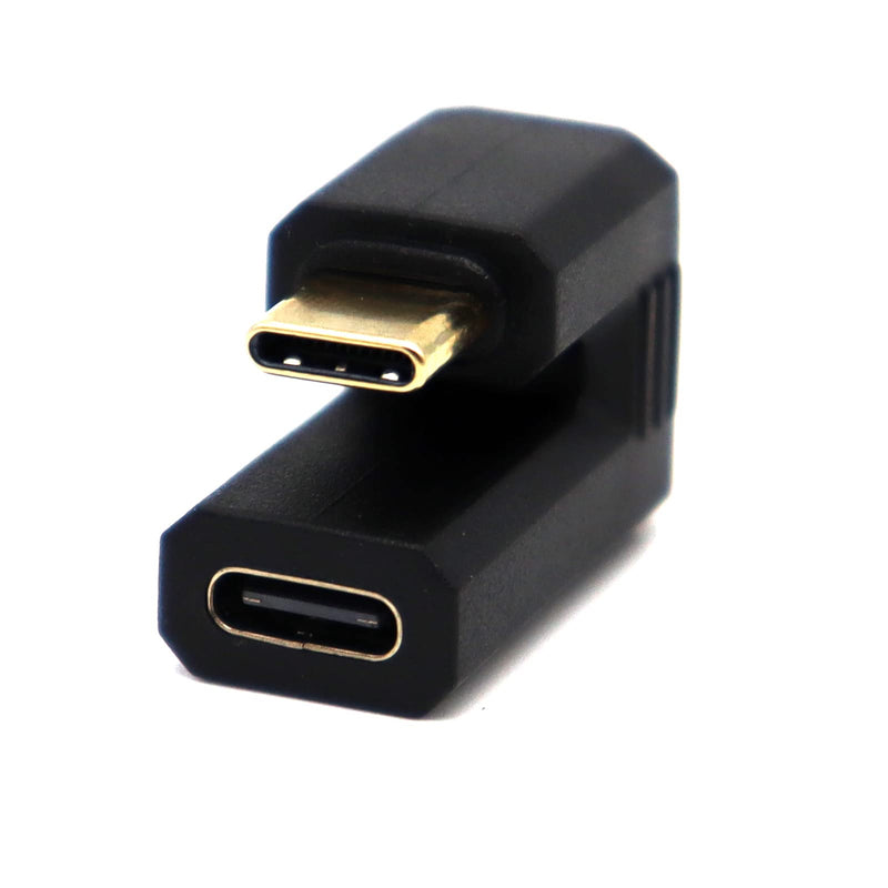 [Australia - AusPower] - MOTONG U-Shaped USB 3.1 C Adapter, 10Gbps Gold-Plated USB Type C Male to Type C Female Converter Adapter for Laptop/Tablet 