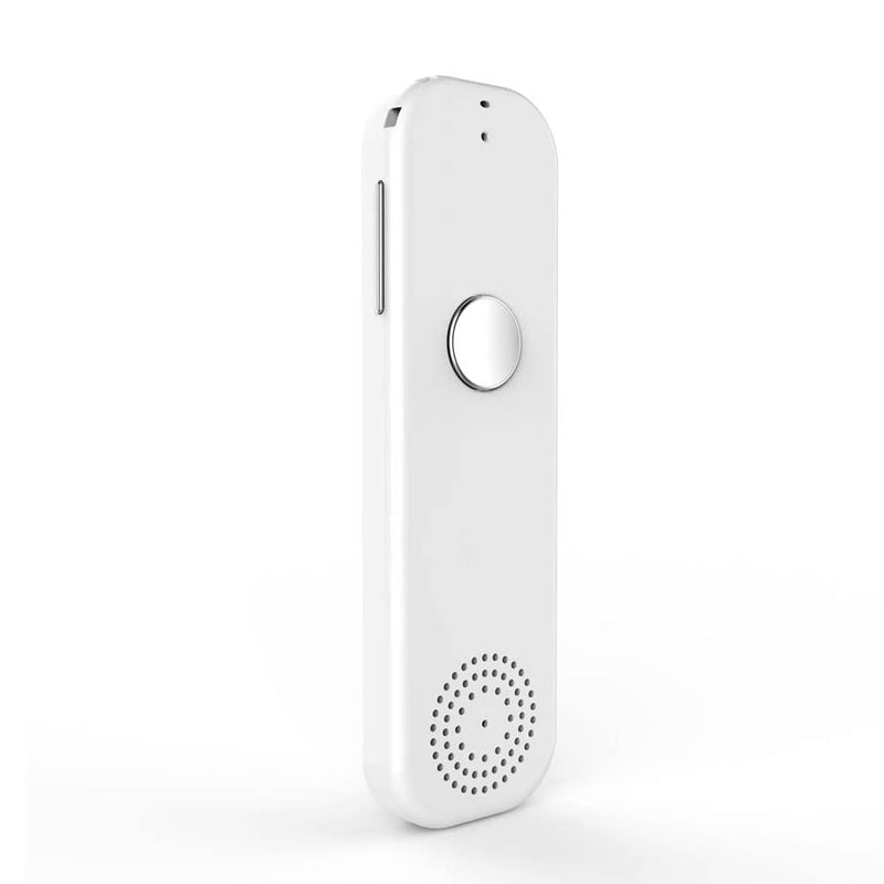 [Australia - AusPower] - Easy Instant Translator Two Way Language Translator Device,Electronic Voice Pocket Translator Supports English Spanish Arabic Chinese 52 Languages for Meeting Learning Travel Business Off-white 