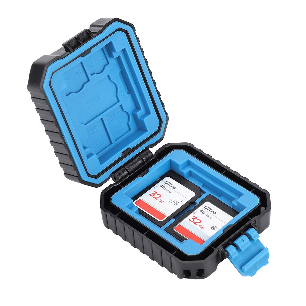 [Australia - AusPower] - Sanpyl Memory Card Storage Box, Memory Card Protective Carry Case, Travel Holder Cards Containers for TF Cards 