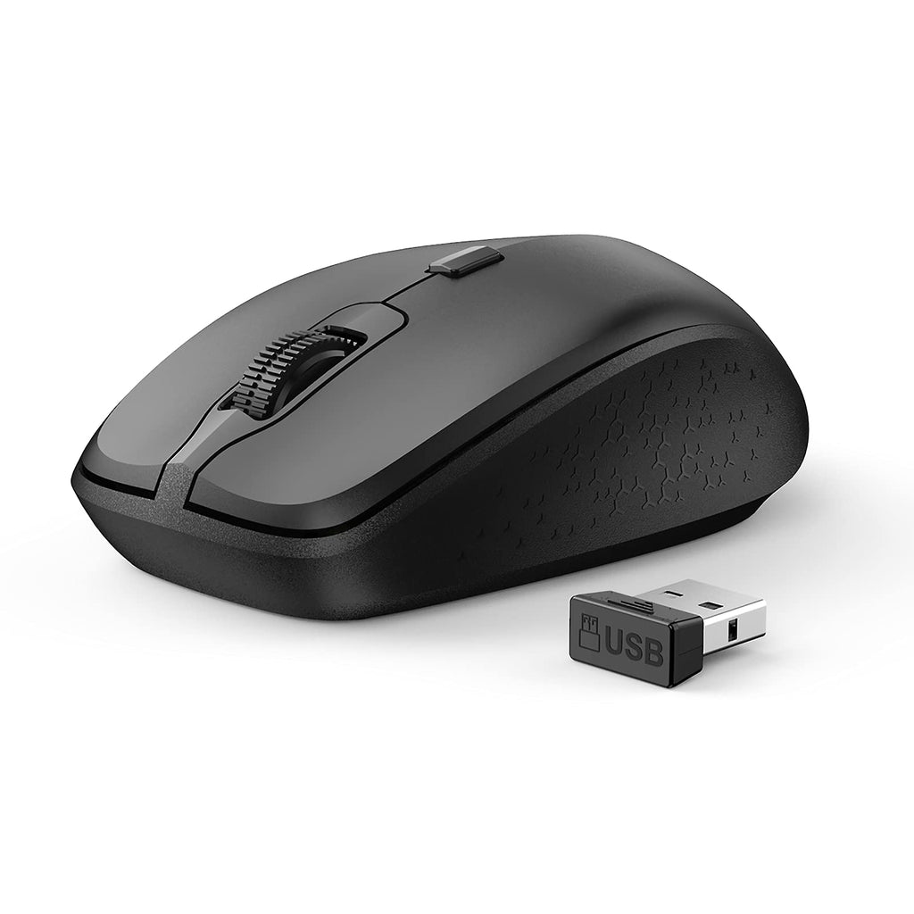 [Australia - AusPower] - Bluetooth Wireless Mouse,Bluetooth Mouse BT 5.0/3.0 Wireless Mouse for Laptop 2.4G Computer Mouse Silent Mouse Optical Cordless Mouse 3 DPI for Laptop MacBook Laptop Notebook PC Tablet (Black) Black 