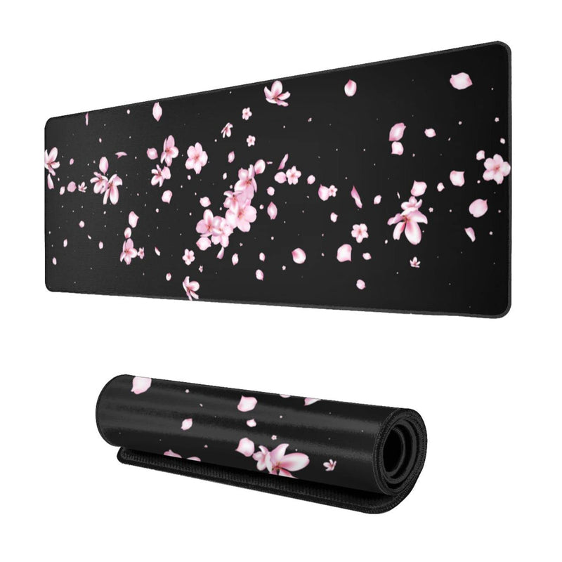 [Australia - AusPower] - Japanese Cherry Blossom Flower Gaming Mouse Pad Large XL Desk Mat Long Extended Pads Big Mousepad for Home Office Decor Accessories 31.5 X 11.8 Inch Funky Japanese Sakura Blossom 