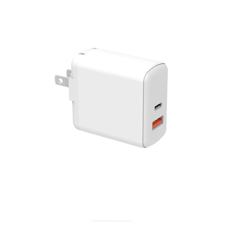 [Australia - AusPower] - 30W USB C Fast-Charger Fit for Google-Pixel-6-6-Pro Dual-Port Phone Watt PD Wall Type C Charging Power Supply Adapter Cord(Cable Not Included) 