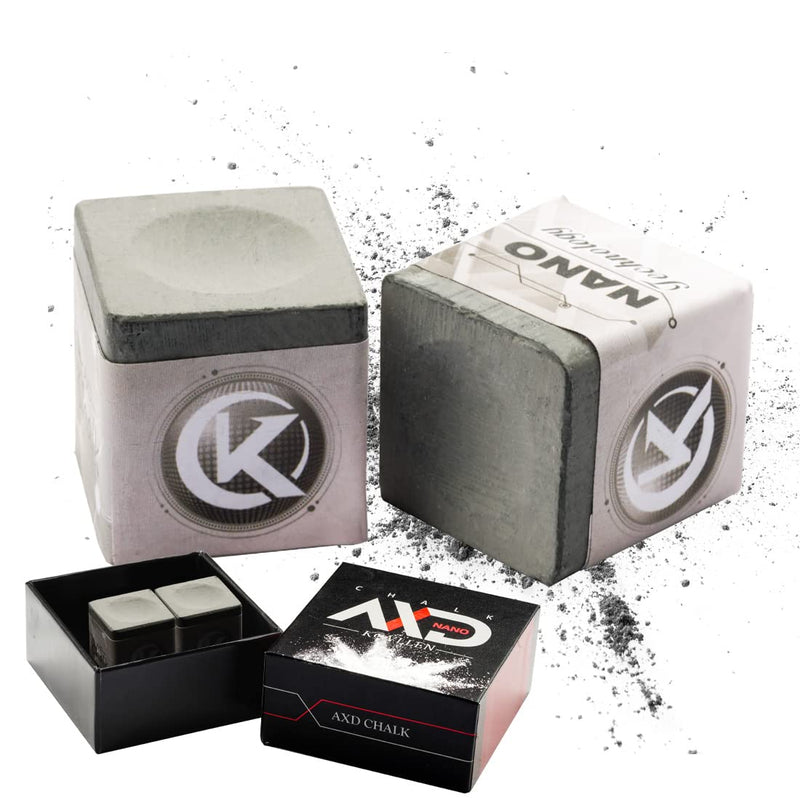 [Australia - AusPower] - KONLLEN Billiards Chalk Professional Chalk Nano Technology Tournament Dedicated for National Billiards Players（Outstanding Performance,Reduce Miscue,Durable,Low Deflection） 