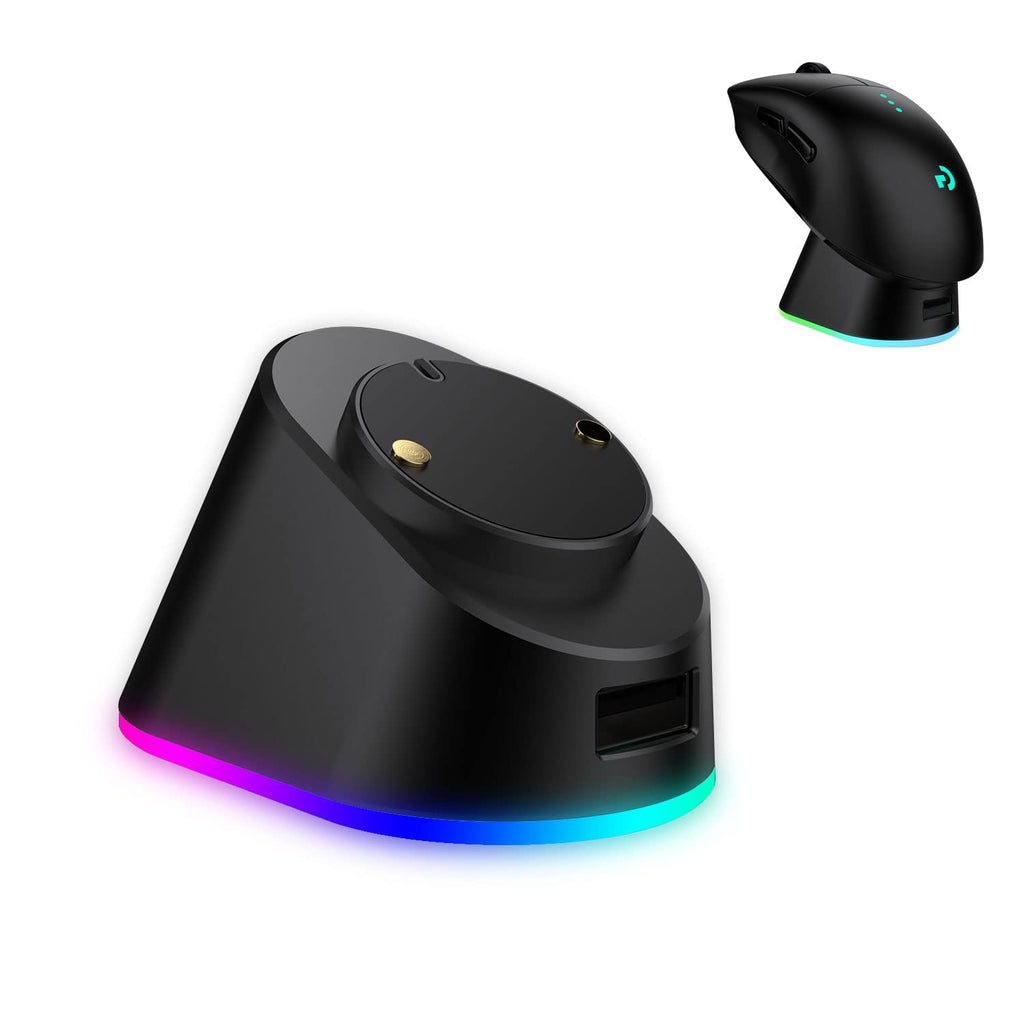 [Australia - AusPower] - Charging Dock-Metal Mouse Charging Dock for Logitech Mouse G Pro X Superlight,G502 Lightspeed, G703, G903 Lightspeed and G PRO RGB Wireless Gaming Mice Powerplay Wireless Charging System 