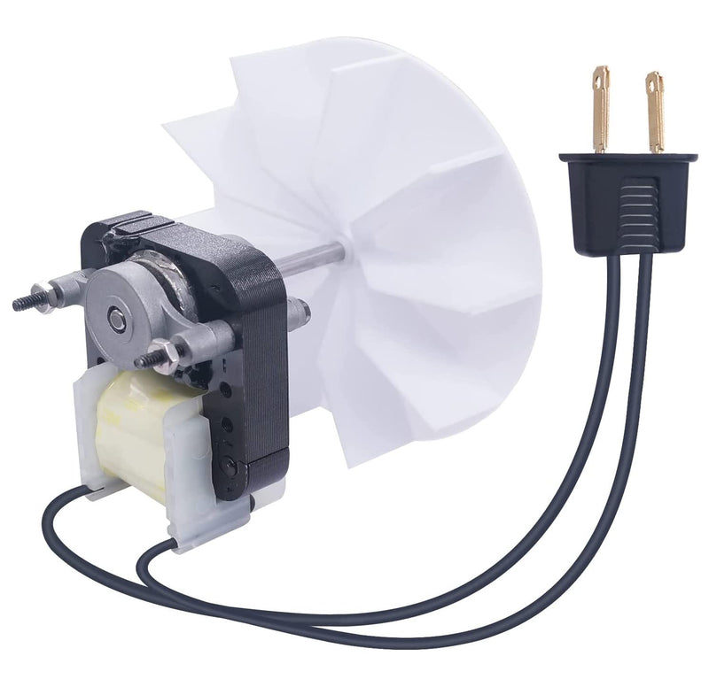 [Australia - AusPower] - mankk Universal Bathroom Vent Fan Motor 120V 60Hz 0.65A Replacement Blower Wheel Kit Electric Fan Motors For Nutone Broan 50CFM 120V 