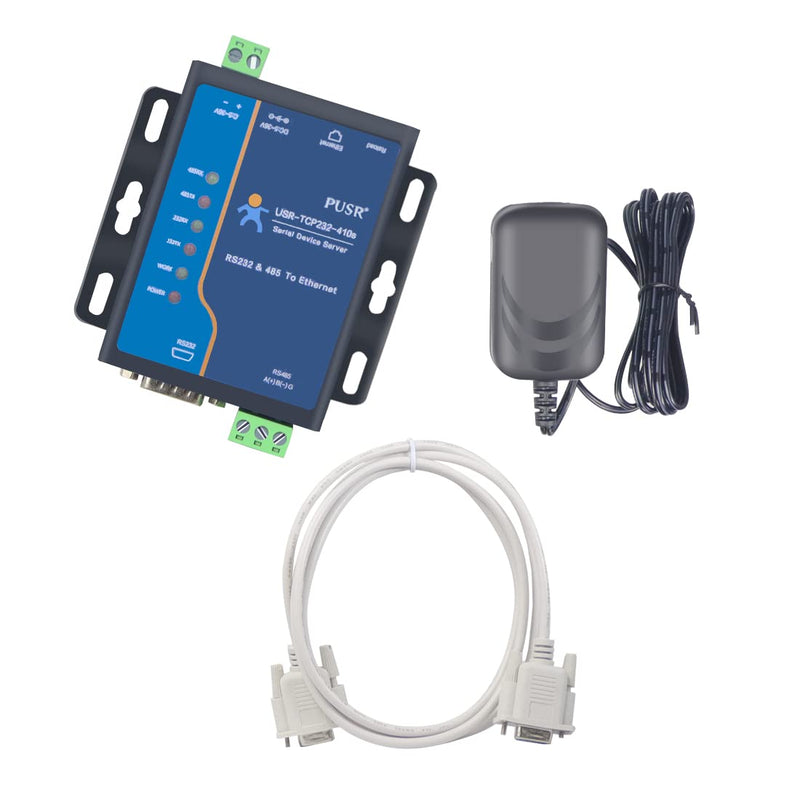 [Australia - AusPower] - USR-TCP232-410S Serial to Ethernet Converter Support Modbus RTU & TCP Terminal Power Supply RS232 RS485 to TCP/IP Module 