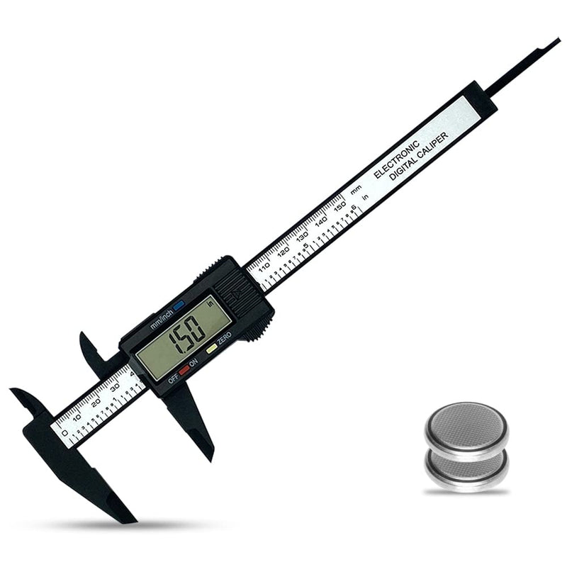 [Australia - AusPower] - VIECAM 0-6 Inches Digital Caliper with Large LCD Screen and Auto-Off Feature | Inch & Metric Conversion Measuring Tool, Perfect for Household/DIY Measurement 