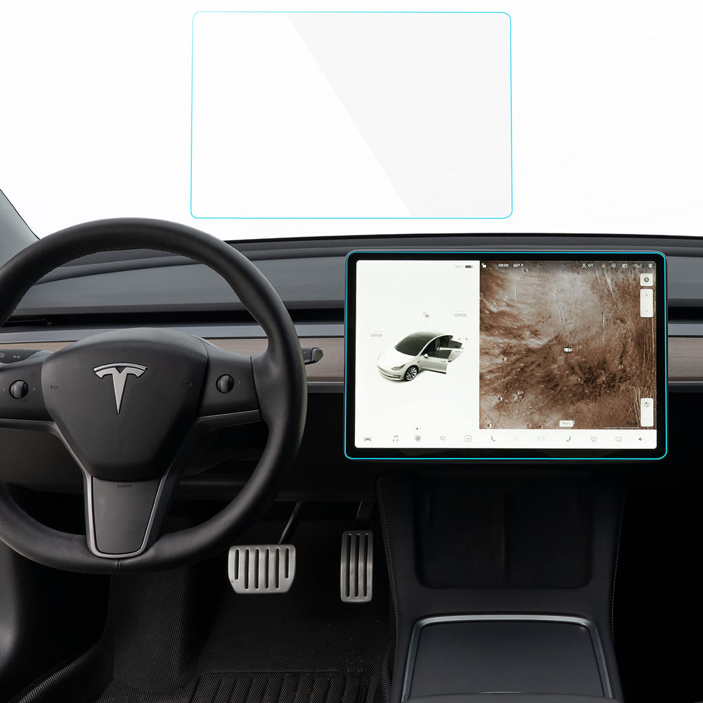 [Australia - AusPower] - EVNV Tesla Model 3 Screen Protector - Protect your Tesla Screen - Easy to Install Touchscreen Protection - Anti Glare, Perfect Fit, Smooth Touch - Tesla Model 3 Accessories 