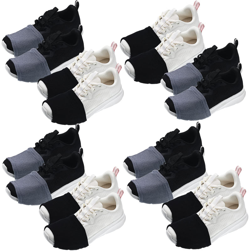 [Australia - AusPower] - Haysandy 8 Pairs Socks for Dancing on Smooth Floors Dance Socks Over Sneakers Dance Socks for Dancers Dance Shoe Covers for Women 