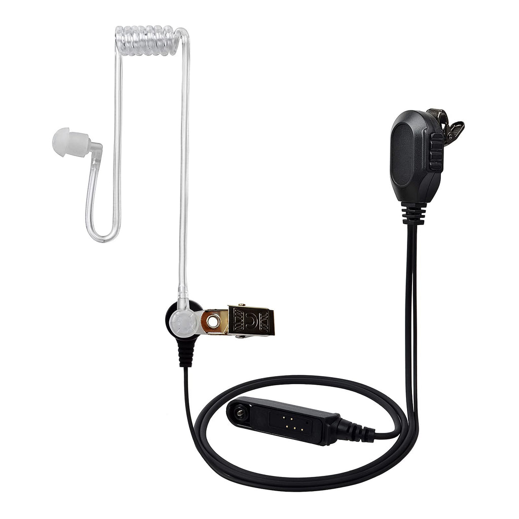 [Australia - AusPower] - HYSHIKRA Acoustic Air Tube Earpiece, Covert Surveillance Headset with PTT for Baofeng UV-9R Plus UV-XR BF-9700 A58 UV-5S GT-3WP Waterproof Radio Two Way Radio 