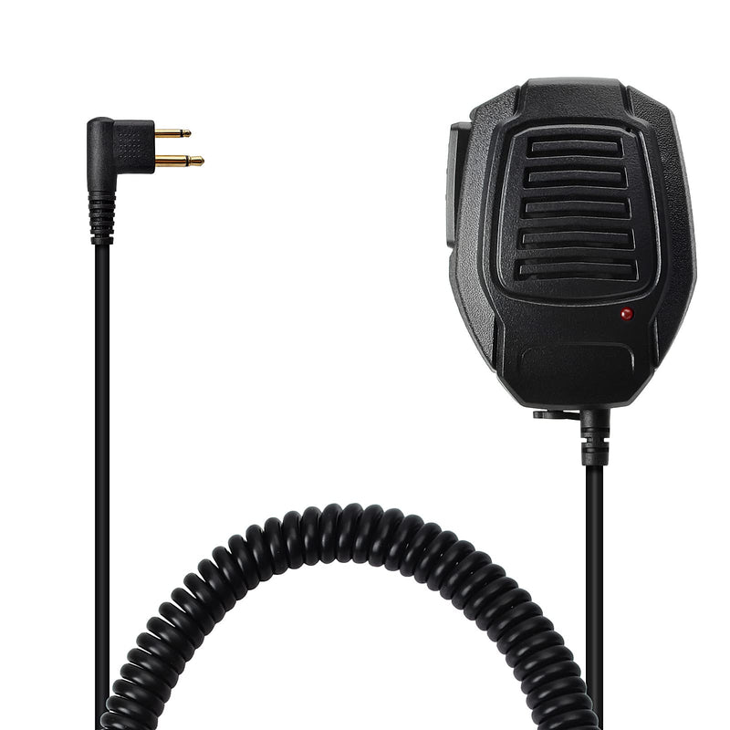 [Australia - AusPower] - HYSHIKRA Handheld Mic, Speaker Shoulder Microphone with PTT for Motorola CP200 GP2000 XU1100 GP300 Yaesu FT-4XR FT-4VR FT-65R FT-25R Handheld 2-Way Radio HT 