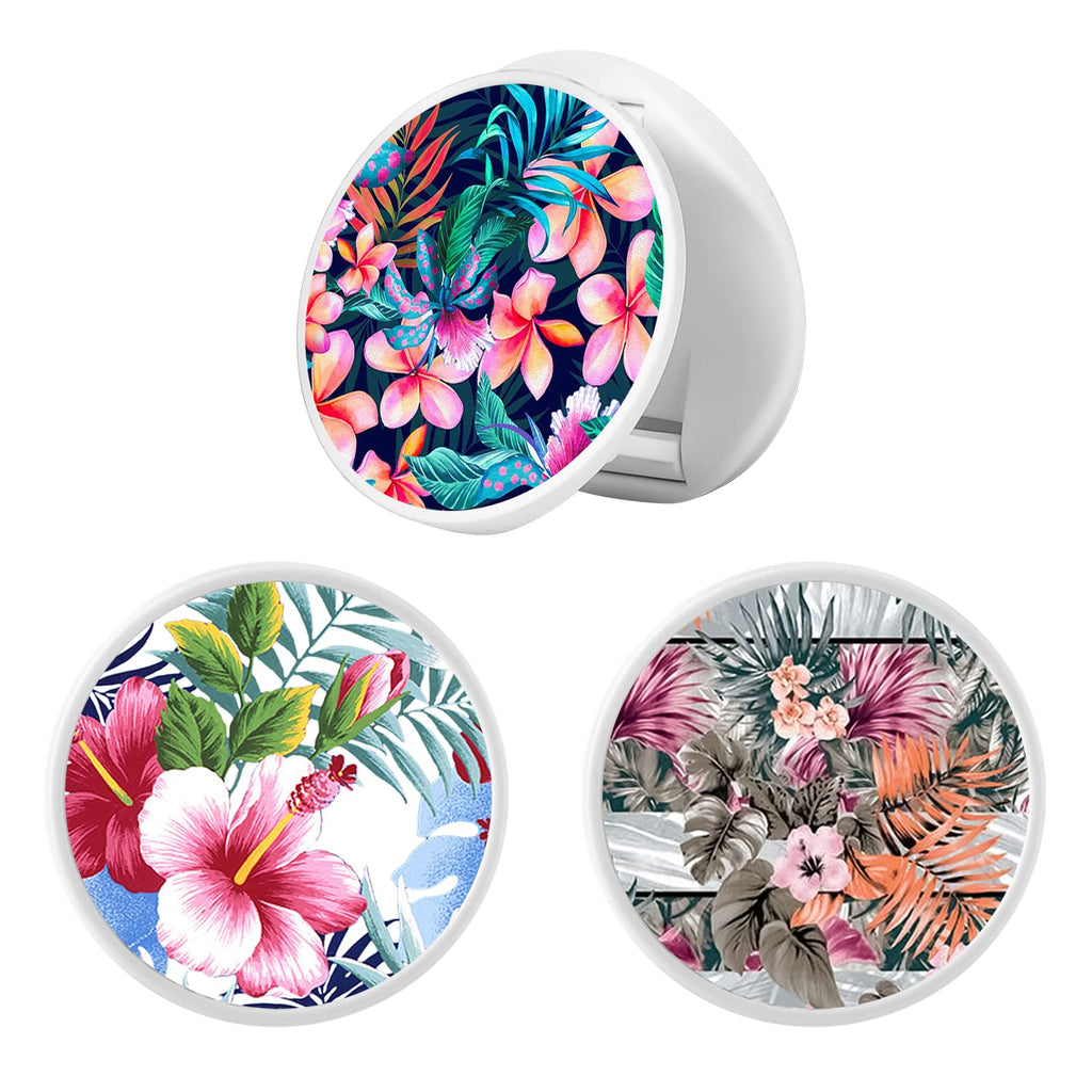 [Australia - AusPower] - Foldable Cell Phone Stands for Phones and Tablets 3 Pack- Colorful Flowers 