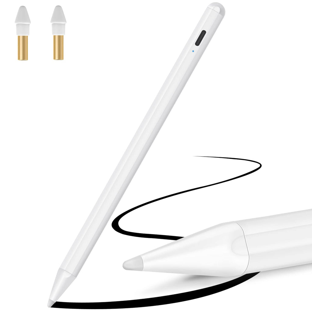 [Australia - AusPower] - Stylus Pen for iPad with Palm Rejection, Active Pencil Compatible with (2018 2020 2021) Apple iPad Pro 11/12.9, iPad 10.2 7/8/9th Generation, iPad Air 3rd 4th, iPad Mini 5/6th Gen for Writing/Drawing 