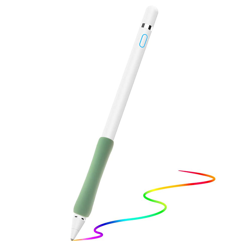 [Australia - AusPower] - DOGAIN Stylus Pens for Touch Screens, Active Pencil for iPad, Fine Point Stylus Digital Pen with Green Grip for Drawing/Writing/Playing, Compatible with iOS/Android and Other Tablets stylus+green grip 