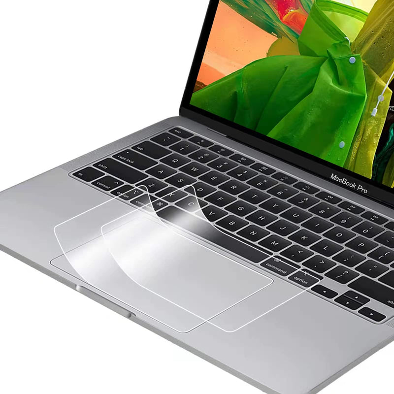 [Australia - AusPower] - WENWELL 2 Pack MacBook Pro 14 Inch 2021 Trackpad Protector Skin Accessories, Anti-Scratch Touchpad Cover Compatible Apple Laptop with Touch ID Newest Model A2442 M1 Pro Chip clear 