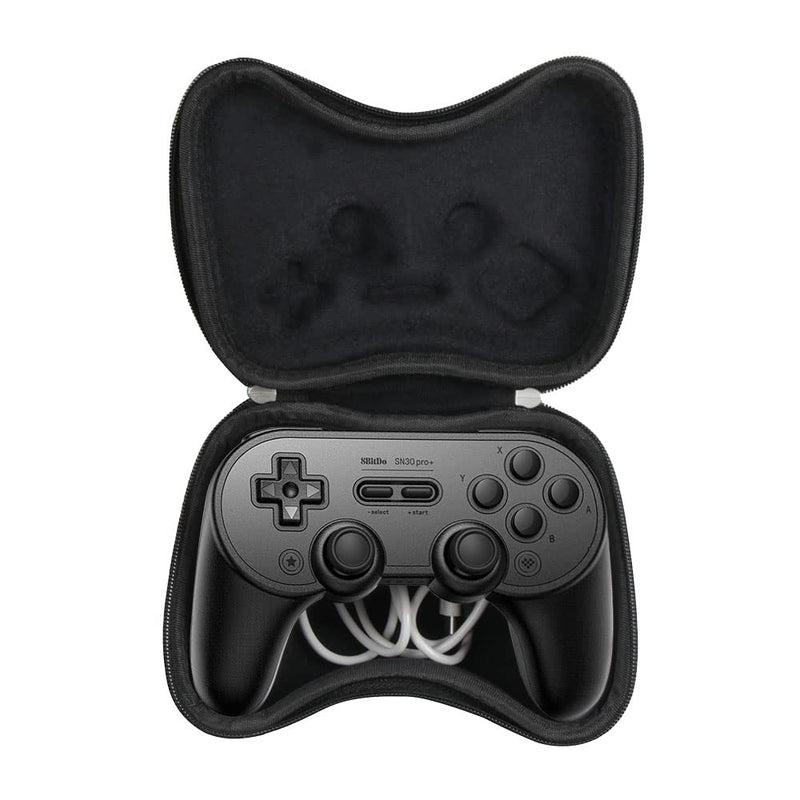 [Australia - AusPower] - Hermitshell Travel Case for 8Bitdo Sn30 Pro+ Bluetooth Controller Wireless Gamepad (Black Edition) Black Edition 
