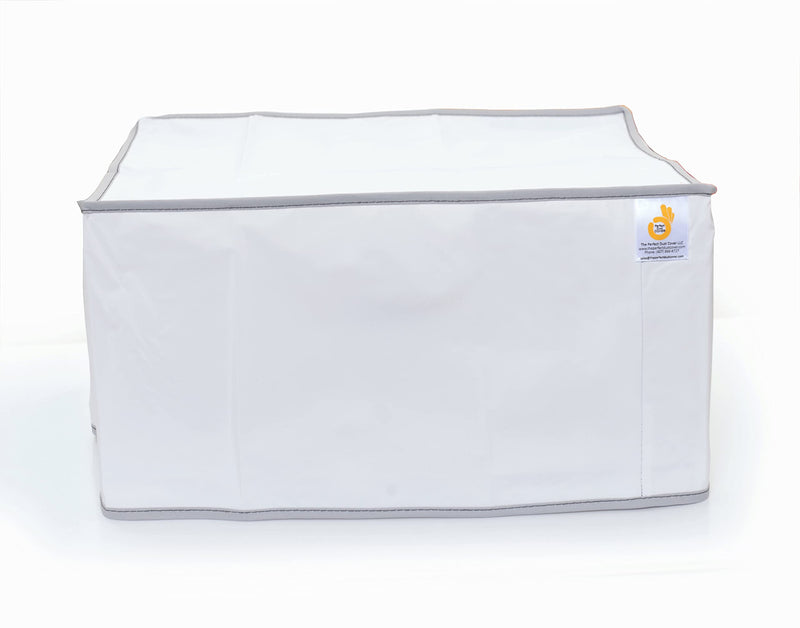 [Australia - AusPower] - The Perfect Dust Cover, White Vinyl Cover Compatible with Epson EcoTank ET-2720, Epson EcoTank ET-2800 and Epson EcoTank ET-2803 Printers, Anti Static and Waterproof by The Perfect Dust Cover LLC 