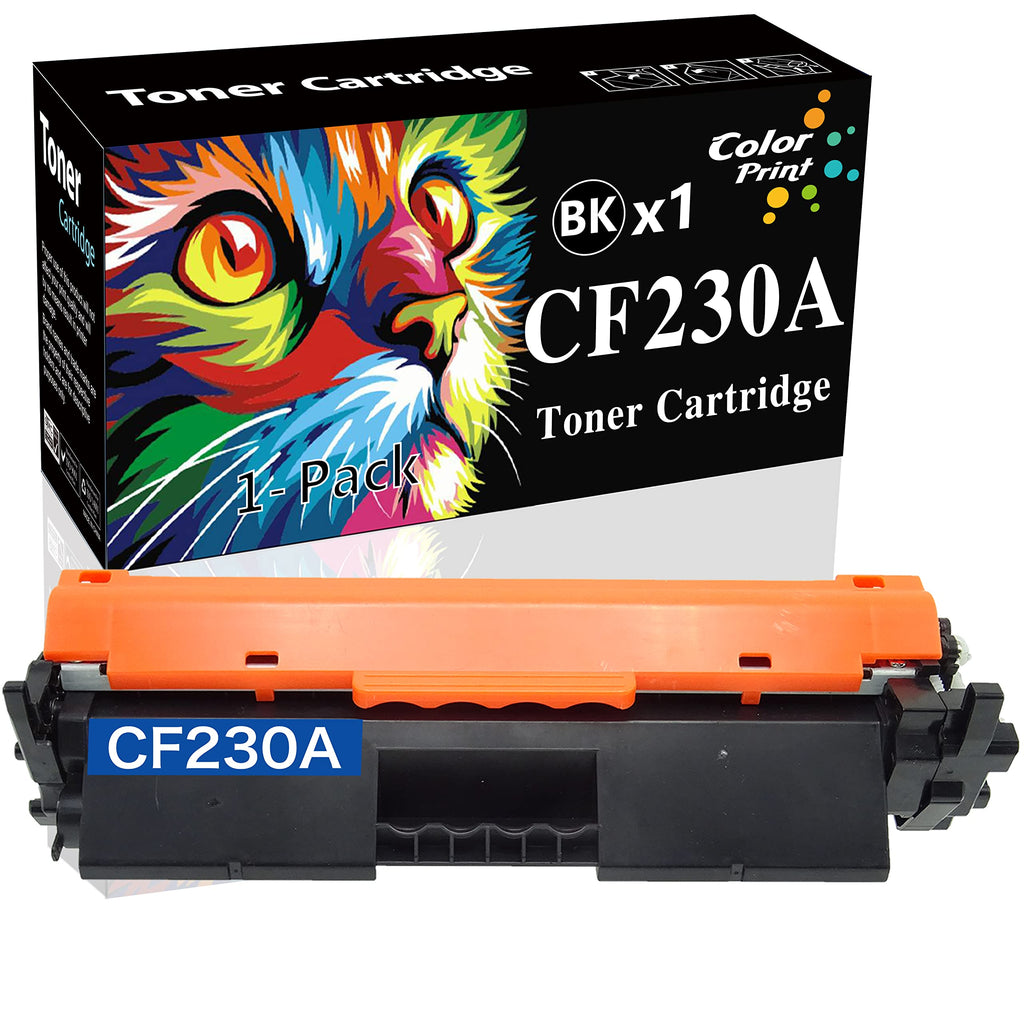 [Australia - AusPower] - (1-Pack, Black) ColorPrint Compatible Toner Cartridge Replacement for Hp 30A CF230A 230X 30X 230A CF230X to use with Pro MFP M203dw M203dn M203d M227fdw M227fdn M227d Laser Printer 