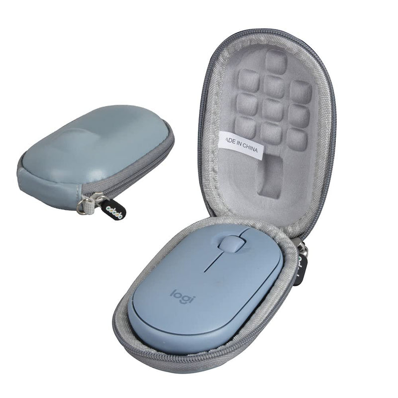 [Australia - AusPower] - Adada Hard Travel Case for Logitech Pebble M350 Wireless Mouse (Blue) 