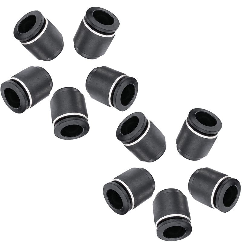 [Australia - AusPower] - Jienk 10PCS 1/2 Inch Tube OD Pneumatic Cap Plug Fitting, PPF-1/2 Plastic Push-in Connect Fitting 1/2 OD 