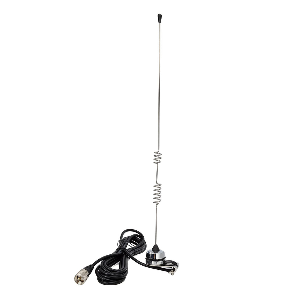 [Australia - AusPower] - HYS Amateur Dual-Band NMO 17.13Inch Antenna VHF UHF W/13ft NMO RG58 Coax Cable Mount Antenna Surface with UHF PL259 Connector for Yaesu Kenwood HYT Vertex Icom Mobile Radios 