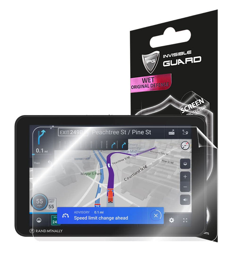 [Australia - AusPower] - IPG For Rand McNally TND Tablet 85 8-inch GPS Truck Navigator Screen Protector Invisible Ultra HD Clear Film Anti Scratch Skin Guard - Smooth/Self-Healing/Bubble -Free 