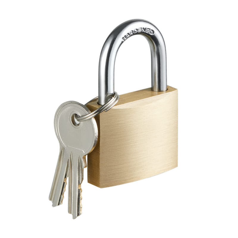 [Australia - AusPower] - Solid Brass Padlock with Key?Pad Lock with 1-9/16 in. (40 mm) Wide Lock Body,Keyed Padlock for Sheds, Storage Unit School Gym Locker, Fence, Toolbox, Hasp Storage 40 mm 