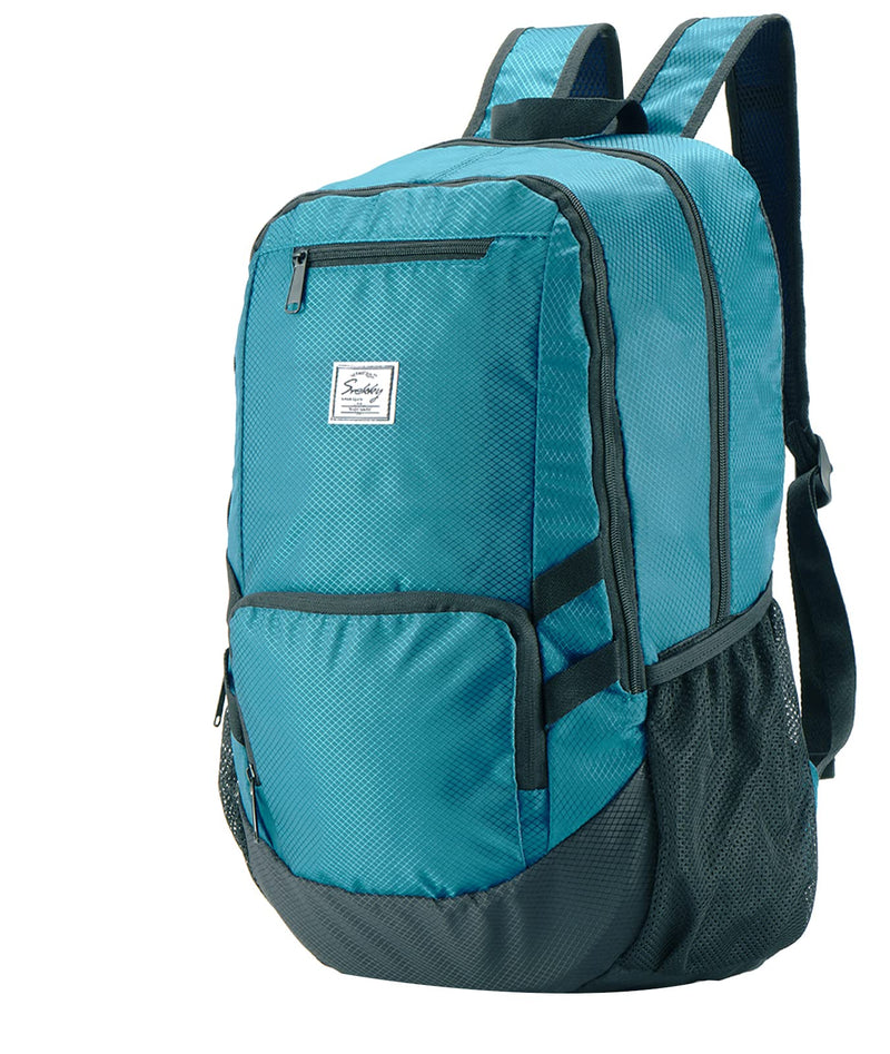 [Australia - AusPower] - 25L Lightweight Packable Backpack Handy Water Resistant Foldable Daypack Bag for Travel Camping Outdoor (Blue) Blue 
