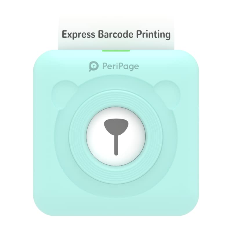 [Australia - AusPower] - BISOFICE PeriPage A6 Mini Pocket All-in-One Thermal Printer Wireless BT Picture Photo Label Memo Receipt Paper Printer AR Photo Function with USB Cable Support for Android iOS Smartphone Windows 