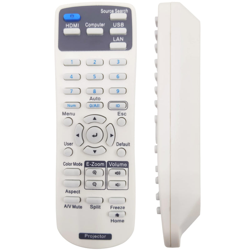 [Australia - AusPower] - INTECHING 2198635 Projector Remote Control for Epson BrightLink EB-735Fi, Home Cinema 1080, PowerLite 992F/ E20/ EB-720/ EB-725W/ EB-L200SW/ EB-L520U/ EB-L630U/ EB-L730U/ X49 