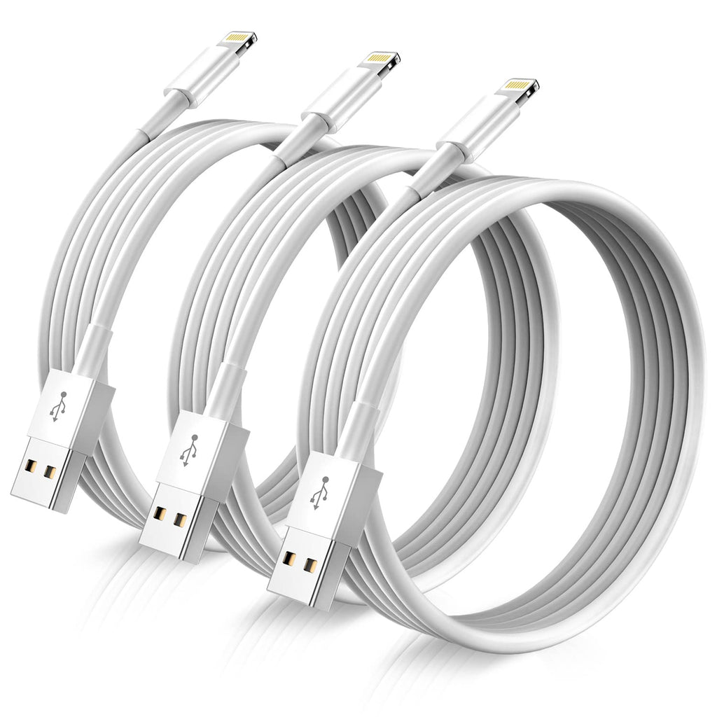 [Australia - AusPower] - [3Pack 6ft] iPhone Charger Cord Lightning Cables, Apple MFi Certified USB A Charging Cable for iPhone 13 12 11 Mini Pro XR Xs Max X SE 8 7 6 Plus iPad iPod AirPods 