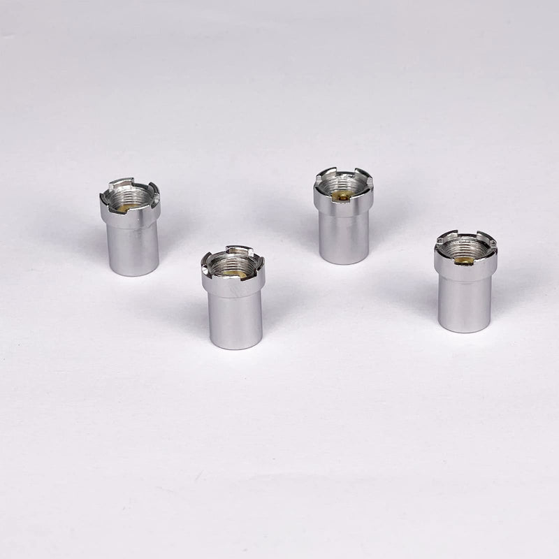 [Australia - AusPower] - Magnetic Ring Adapter Connector for Y0-CAN Nickel-Plated Solid Brass (4 Pack) 4pcs 
