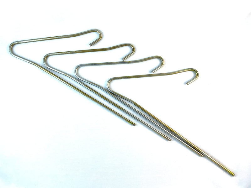 [Australia - AusPower] - Cawood Anchor Medium Guy Line Anchor Corrosion Resistant Spring Steel for Awning Canopy Tarp Rain Fly (Pack of 4) 