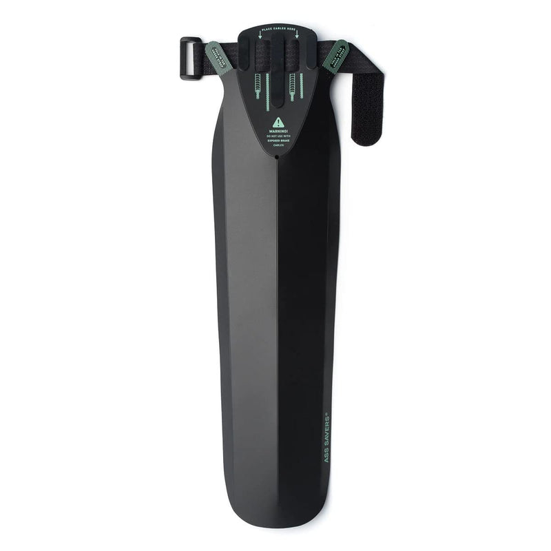 [Australia - AusPower] - Ass Savers Speed Mullet Clip On Front Mudguard/Fender, Regular for 23-47mm Tires, Universal Fit for All Bikes, Cable Routing, Single 2-in-1 Velcro Strap, Easy Mounting Within Seconds 