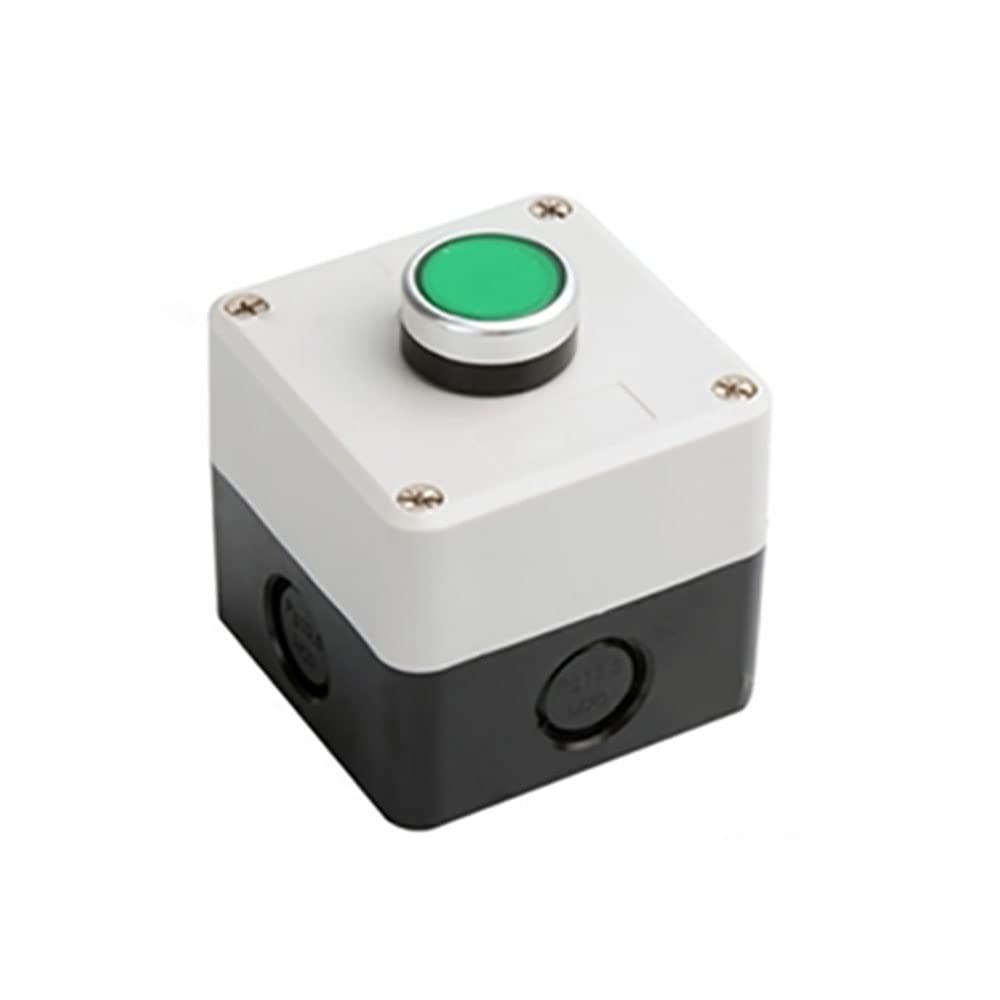 [Australia - AusPower] - ATO Momentary Push Button Switch Station Box, 1 NO, ABS One Push Button Control Switch 