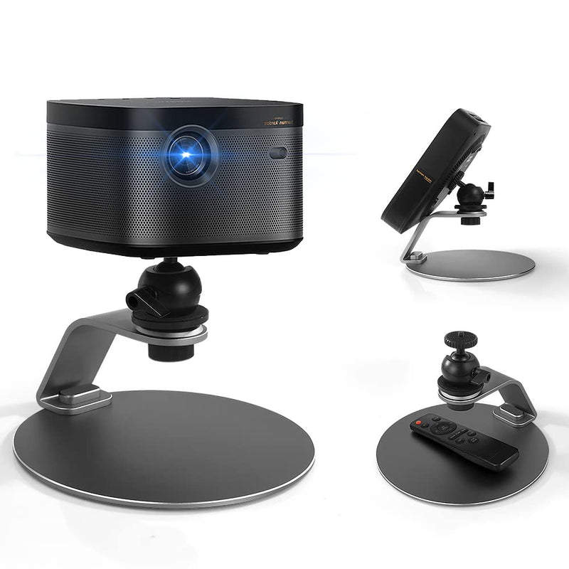 [Australia - AusPower] - Projector Stand with Universal Swivel Ball Head Screw Table Mobile Projector Mount Aluminum Alloy Removable Adjustable Projectors Bracket Liboer … With Swivel Ball Head 