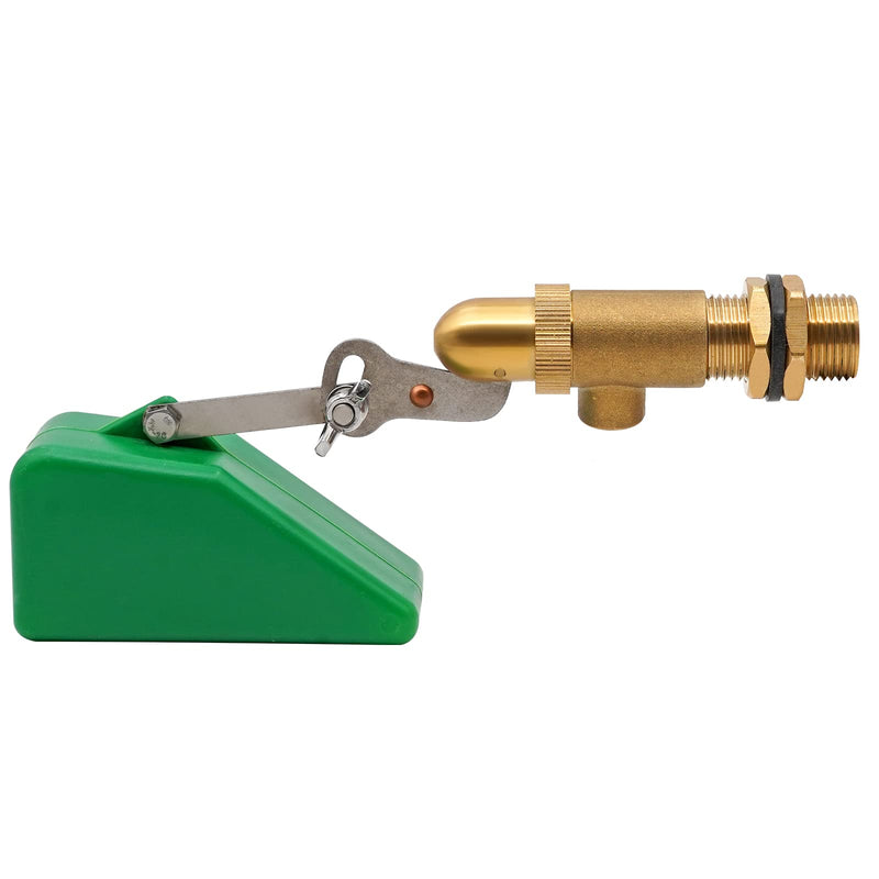 [Australia - AusPower] - Brass Float Valve 1/2 inch Float Ball Valve Automatic Fill Adjustable Float Ball Valve for Livestock Waterer, Water Tank, Aquariums 
