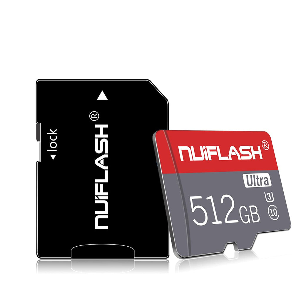 [Australia - AusPower] - Micro SD Card 512GB Memory Card 512GB TF Card,Class 10 Micro Memory SD Card with Free SD Card Adapter,Designed for Android Smartphones,Tablets and Others 512GB 