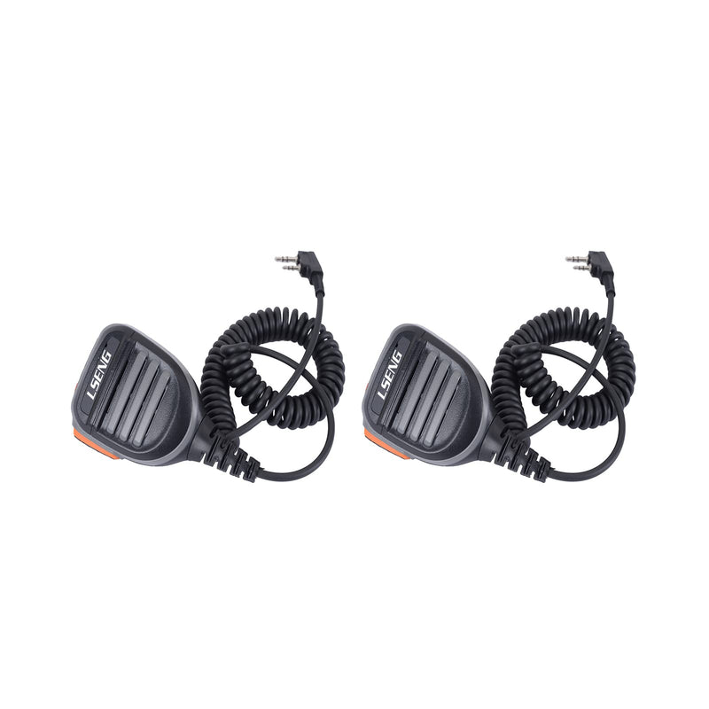 [Australia - AusPower] - LSENG （2PCS） Remote Speaker Microphone Mic with Clear Sound Compatible with BF-888S H-777 Radioddity GA-2S GA-510 TYT Kenwood Two Way Radio Walkie Talkie… 2PCS 