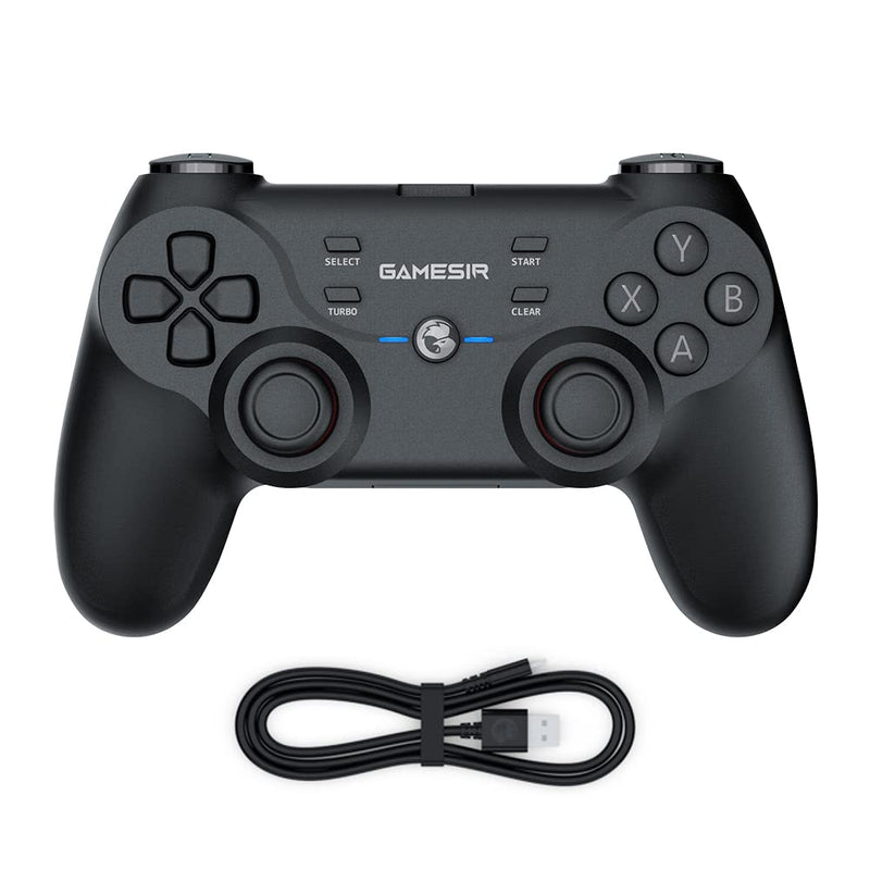 [Australia - AusPower] - GameSir T3 Wireless PC Game Controller for Windows PC 7/10 Android TV Box , Gaming Controller with Dual Vibration Gamepad Joystick, 400mAh Li-ion Battery, Linear Trigger Buttons for Android TV Box 