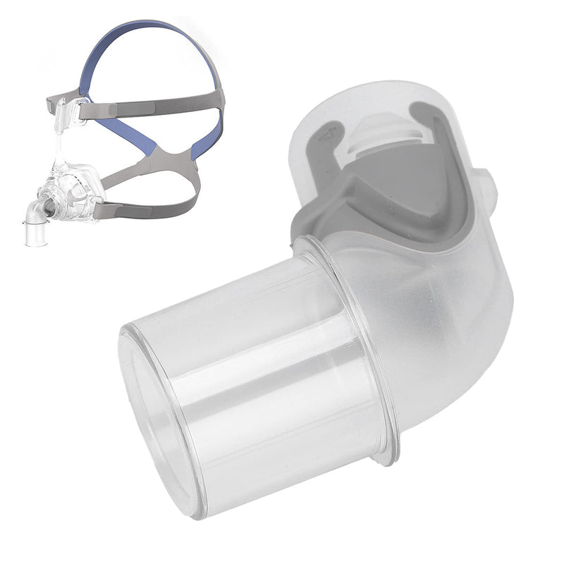 [Australia - AusPower] - Replacement Elbow/Swivel for Nasal Mask, Mirage Fx Headgear Nasal Guard Replacement Elbow Connector Assembly Accessory Fit for S9/S10 Mirage FX Nasal Guard 