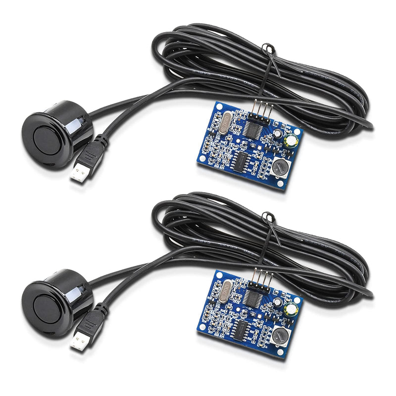 [Australia - AusPower] - Ultrasonic Distance Sensor, diymore Integrated Ultrasonic Waterproof Measuring Transducer Module with 2.5M Probe for Horizontal Distance Messurement Obstacle Avoidance Automatic Control 