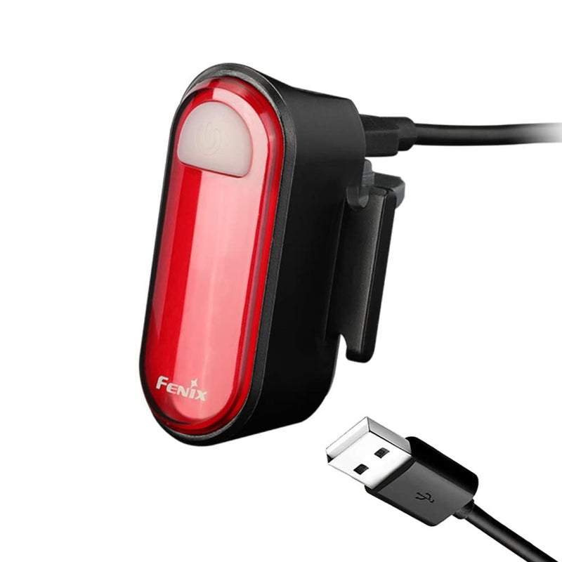 [Australia - AusPower] - EdisonBright Fenix BC05R V2 USB-C Rechargeable Bike Light Bicycle Red Tail Light Type-C Charging Cable Bundle 
