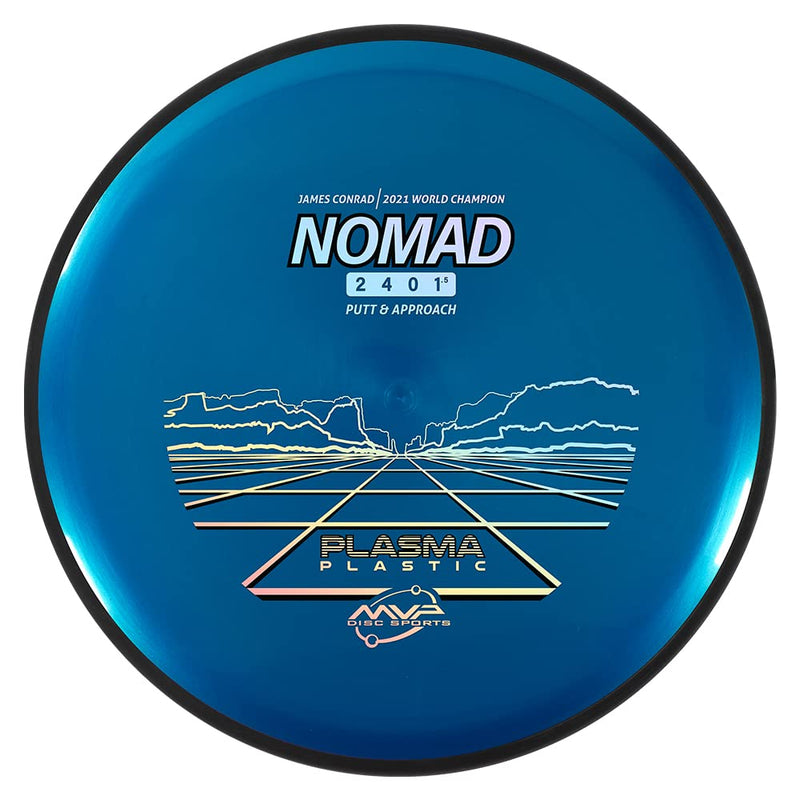 [Australia - AusPower] - MVP Disc Sports Plasma Nomad James Conrad Edition Disc Golf Putter (Colors May Vary) 165-170g 