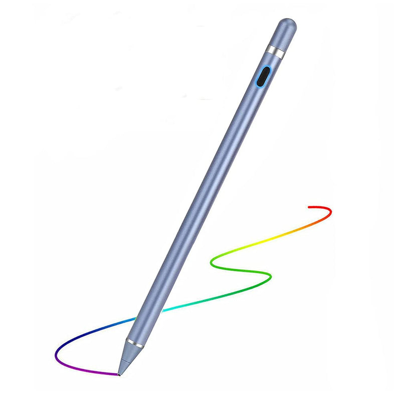 [Australia - AusPower] - Active Stylus Pencil Compatible for Apple,Stylus Pens for Touch Screens, Capacitive Pencil for Kid Student Drawing, Writing,High Sensitivity,for Touch Screen Devices Tablet,Smartphone (Blue) Blue 
