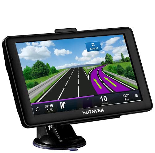 [Australia - AusPower] - HUTNVEA GPS Navigation for Car, (7 INCH) high-Definition Display 8GB-256MB(Free Lifetime Updates) Navigator for Car Truck RV Motorhome 